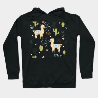 Whimsical Llama Hoodie